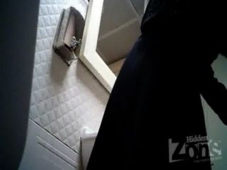hidden camera in a toilet in bar