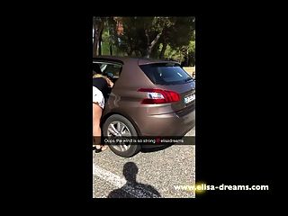 showed pussy and boobs in public