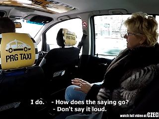 mature blonde hungry for taxi drivers