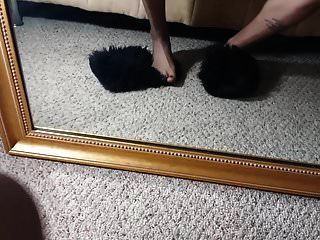 amputee in pantyhose stockings
