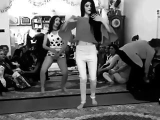 girl dancing with snake